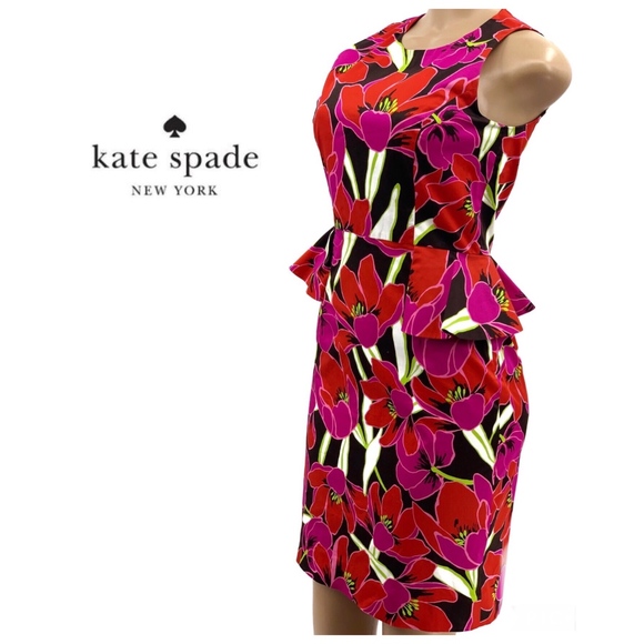 kate spade Dresses & Skirts - Kate Spade Floral Peplum Dress